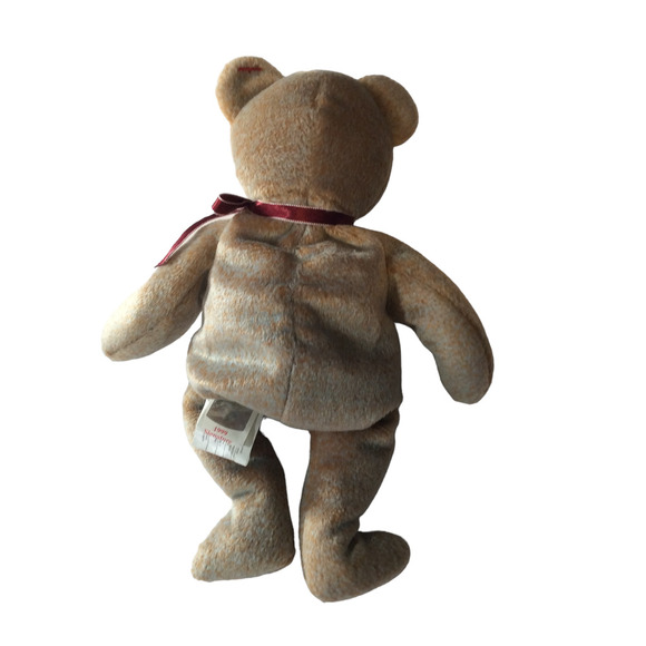 1999 Signature Bear Ty Beanie Baby VINTAGE RETIRED NWT - Picture 2 of 4